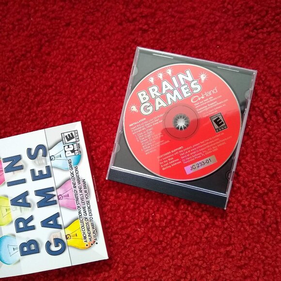Vintage y2k Brain Games puzzles, logic, strategy CD - Picture 3 of 4